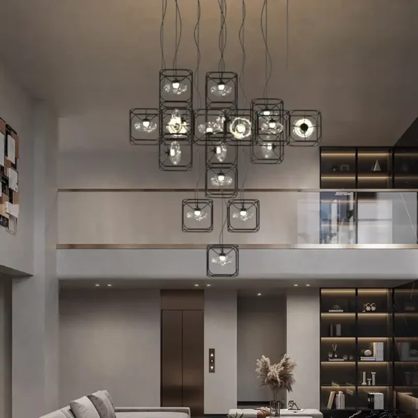 Glass Ball Multi Lights Dining Room Pendant Light - Image 6