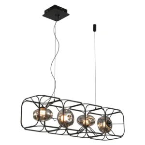 Glass Ball Multi Lights Dining Room Pendant Light