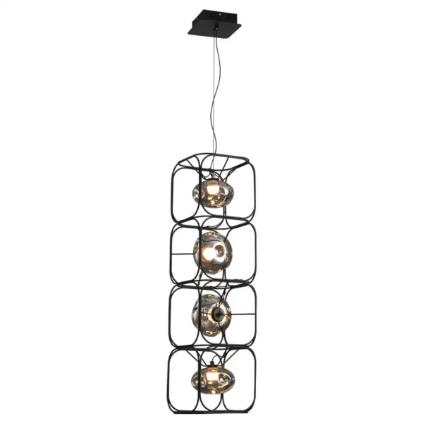 Glass Ball Multi Lights Dining Room Pendant Light - Image 2