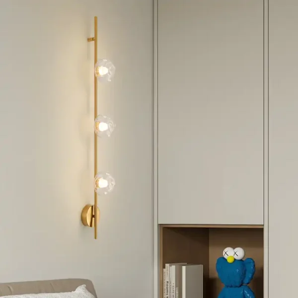 1 Light 2 Lights 3 Lights Gold Wall Sconce Lamp - Image 6