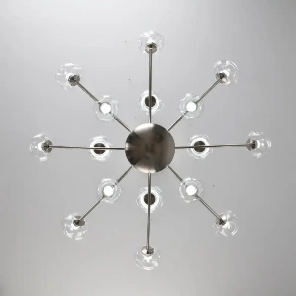 Sand Nickel 6 Lights 9 Lights Luxury Led Chandelier - Image 6