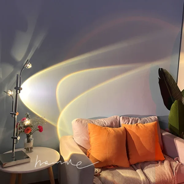 Chrome Color Iron 3w 5w Cob Led Floor Lamp F002-9046 - Image 4