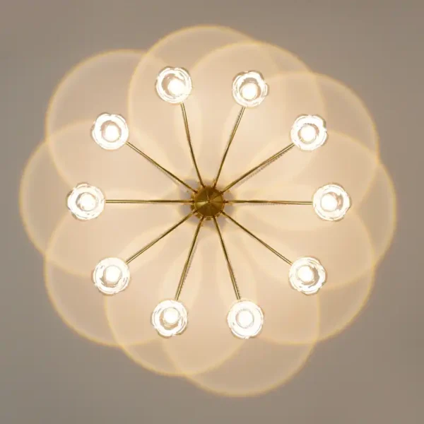 French Pearls Decoration Glass Luxury Chandelier - Image 7