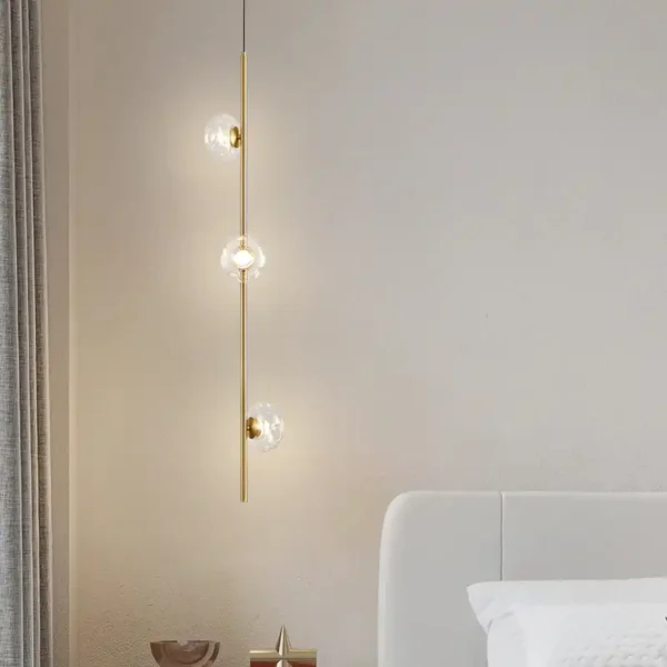 Luxury Simple Design Glass Hanging Lamp Pendant Lamp - Image 4