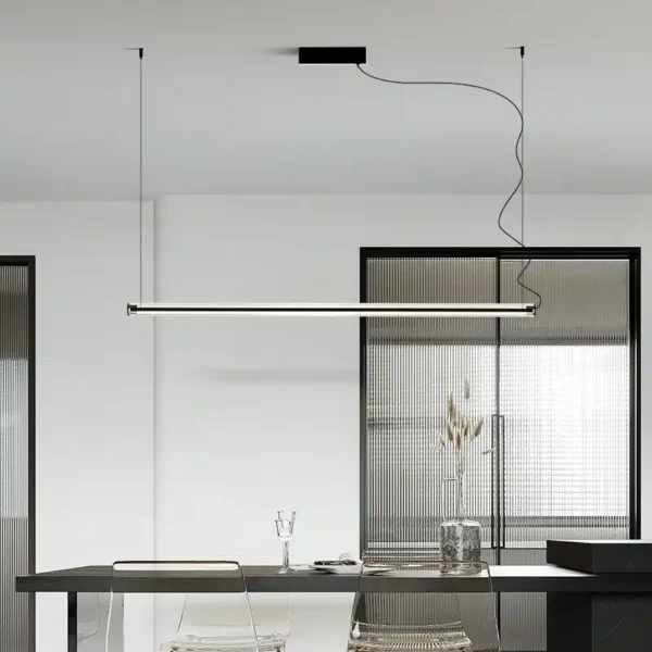 Minimalist Linear Design Creative Bar Table Hotel Pendant Lamp - Image 4