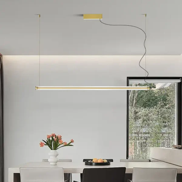 Minimalist Linear Design Creative Bar Table Hotel Pendant Lamp - Image 3