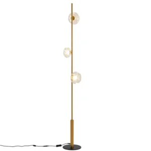 Modern Black Gold Simple Style Floor Lamp Reading Light