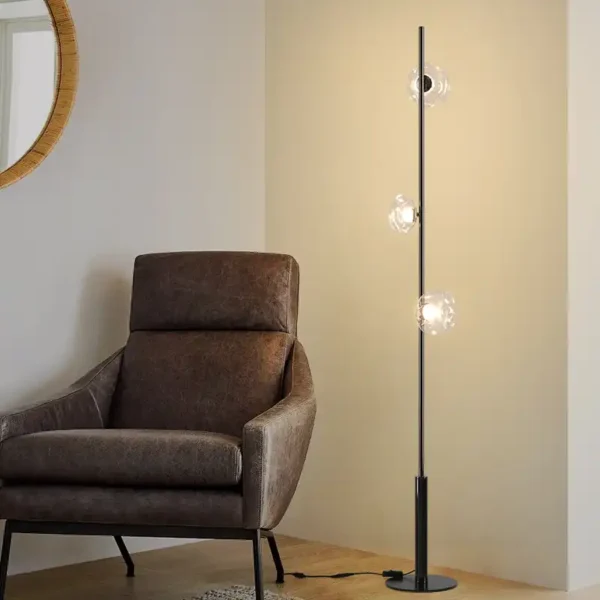 Modern Black Gold Simple Style Floor Lamp Reading Light - Image 6