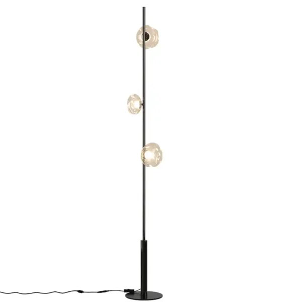 Modern Black Gold Simple Style Floor Lamp Reading Light - Image 2