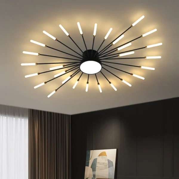 Modern Nordic Home Decor Fireworks Led Ceiling Chandelier Lamp - Image 5