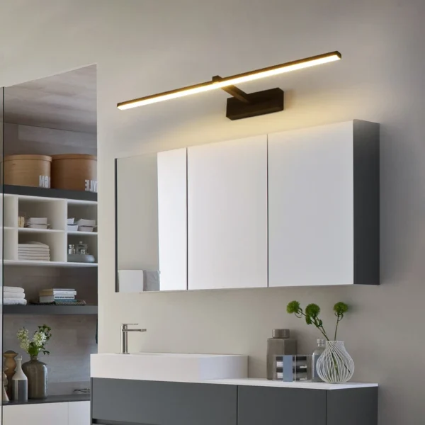 Modern Simple Bathroom Led Vanity Mirror Lamp Makeup Wall Light - Image 2