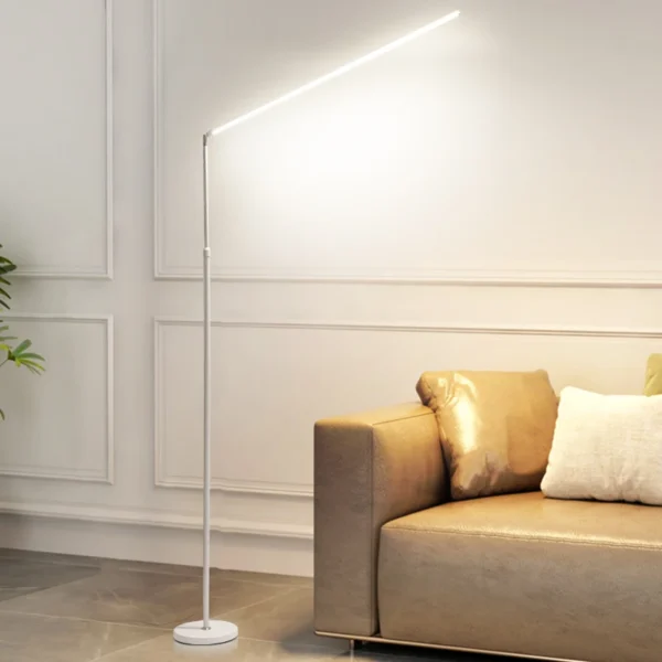 Modern Simple Sofa Long Linear Floor Lamp Beside Light - Image 5