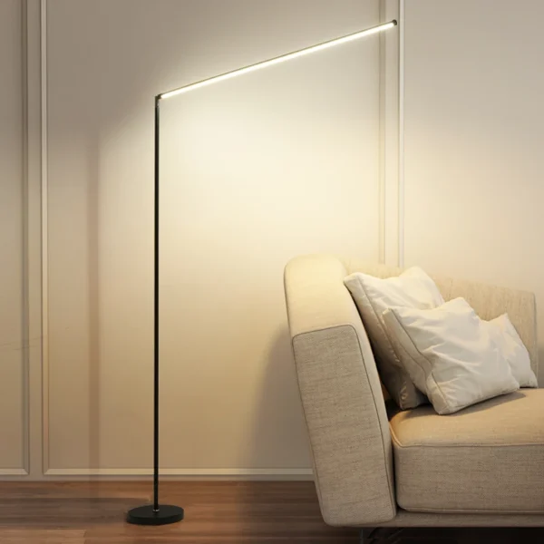 Modern Simple Sofa Long Linear Floor Lamp Beside Light - Image 4