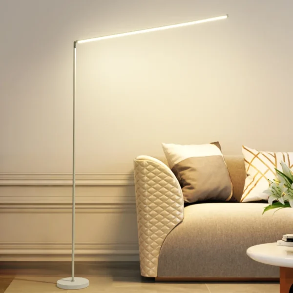 Modern Simple Sofa Long Linear Floor Lamp Beside Light - Image 3