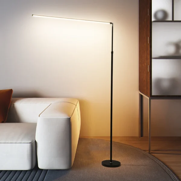 Modern Simple Sofa Long Linear Floor Lamp Beside Light - Image 2
