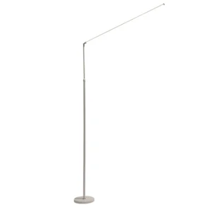 Modern Simple Sofa Long Linear Floor Lamp Beside Light