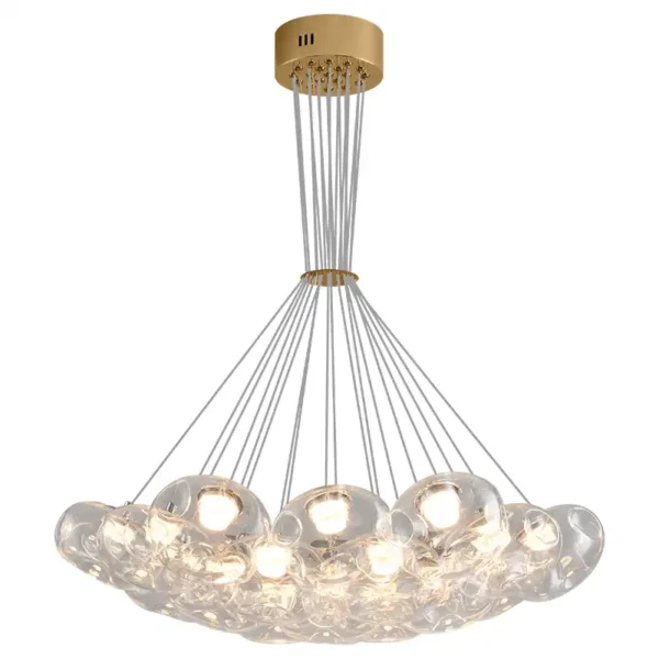 Nordic Clear Ball Bubble Hanging Lamp Chandelier - Image 2